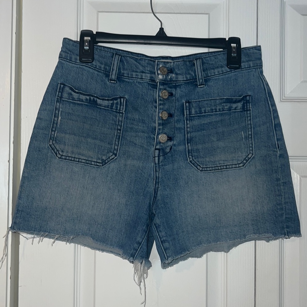 Madewell Patch Pocket Denim Shorts Size 28
